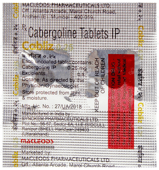 Cabliz 0.25 Tablet 2