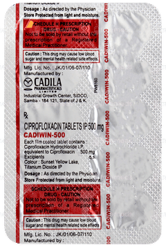 Cadiwin 500 Tablet 10
