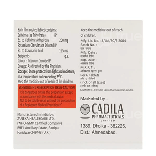 Cadixim Cv Tablet 6