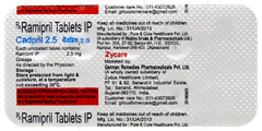 Cadpril 2.5 Tablet 10 Cadpril 2.5 Tablet 10