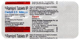 Cadpril 2.5 Tablet 10