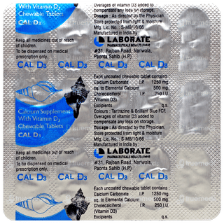 Cal D3 Tablet 15