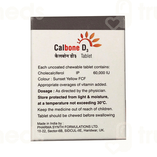 Calbone D3 Chewable Tablet 4