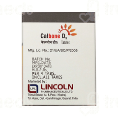 Calbone D3 Chewable Tablet 4 Calbone D3 Chewable Tablet 4