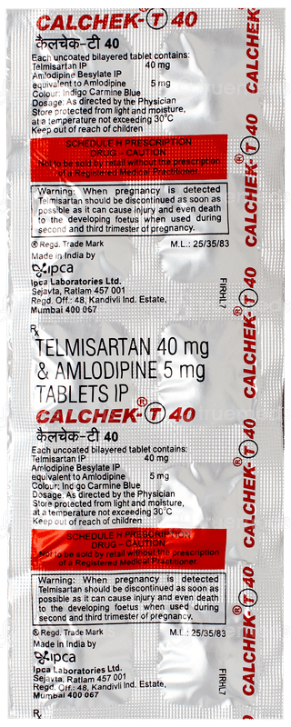Calchek T 40 Tablet 10
