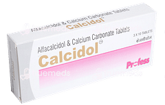 Calcidol 500 Mg/0.25mcg Tablet 10