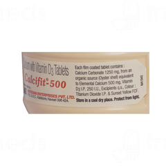Calcifit 500 Tablet 30 Calcifit 500 Tablet 30