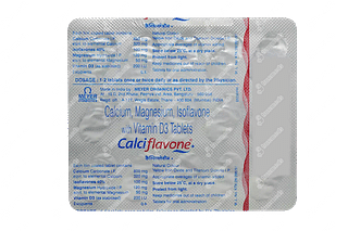 Calciflavone Plus 800 Mg/200 IU Tablet 15