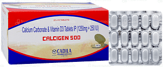 Calcigen 500 Tablet 15