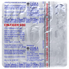 Calcigen 500 Tablet 15