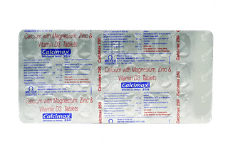 Calcimax 250 Mg/200iu/90mg/4mg Tablet 30