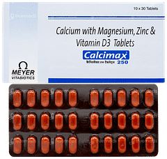 Calcimax 250 Tablet 30 Calcimax 250 Tablet 30