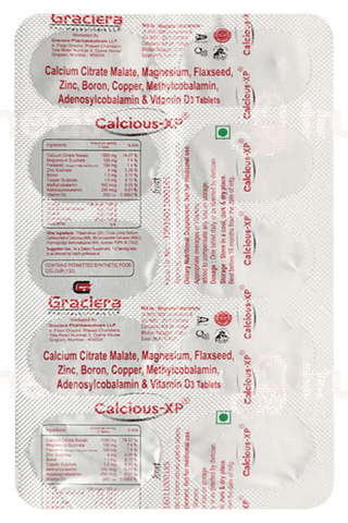 Calcious Xp Tablet 10