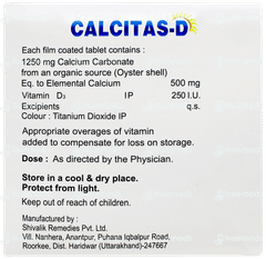 Calcitas D Tablet 15