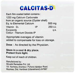 Calcitas D Tablet 15