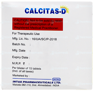 Calcitas D Tablet 15