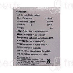 Calidex 500 Mg/250iu Tablet 15