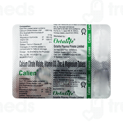 Calien 1000 Mg/1000iu Tablet 10