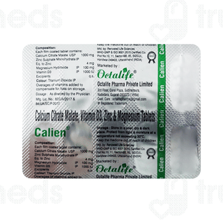 Calien 1000 Mg/1000iu Tablet 10