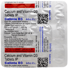Calinta D3 Tablet 15