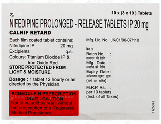 Calnif Retard Tablet 10