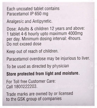 Calpol 650 Tablet 15