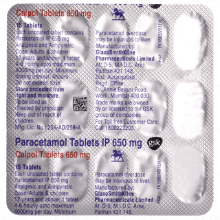 Calpol 650 Tablet 15