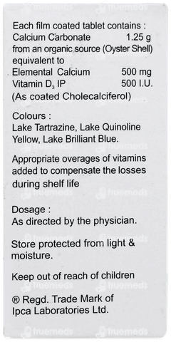 Calten D 500 Tablet 15