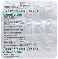 Calten D 500 Tablet 15