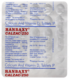 Calzac 250 Tablet 30