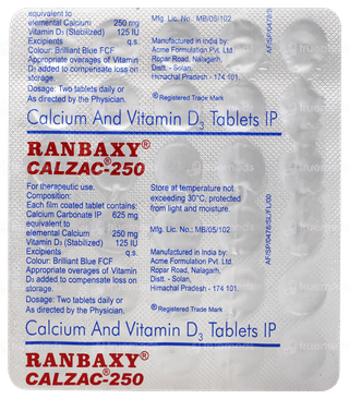Calzac 250 Tablet 30