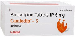 Camlodip 5 Tablet 10 Camlodip 5 Tablet 10