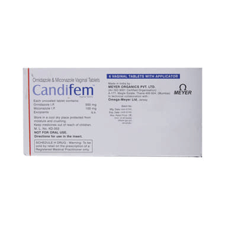 Candifem 100/500 Mg Tablet 6