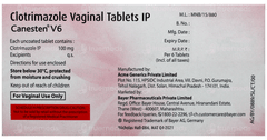 Canesten V6 Tablet 6 Canesten V6 Tablet 6