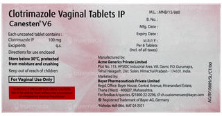 Canesten V6 Tablet 6