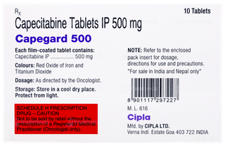 Capegard 500 Tablet 10
