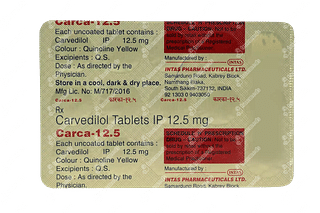 Carca 12.5 MG Tablet 15