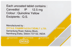 Carca 12.5 Tablet 15 Carca 12.5 Tablet 15