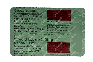 Carca 3.125 Tablet 15