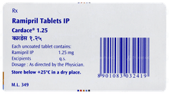 Cardace 1.25 Tablet 15