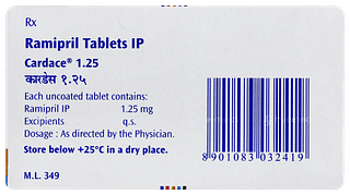 Cardace 1.25 Tablet 15