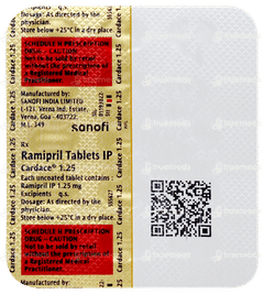 Cardace 1.25 Tablet 15