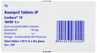 Cardace 10 Tablet 15