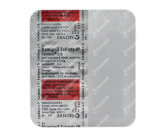 Cardace 2.5 MG Tablet 15