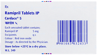 Cardace 5 Tablet 15