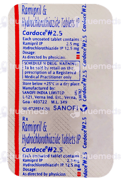 Cardace H 2.5 Tablet 10 Cardace H 2.5 Tablet 10