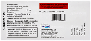 Cardiozen 20 Tablet 10