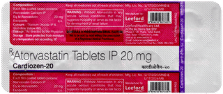 Cardiozen 20 Tablet 10