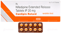 Cardipin Retard Tablet 10