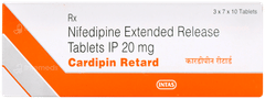 Cardipin Retard Tablet 10 Cardipin Retard Tablet 10